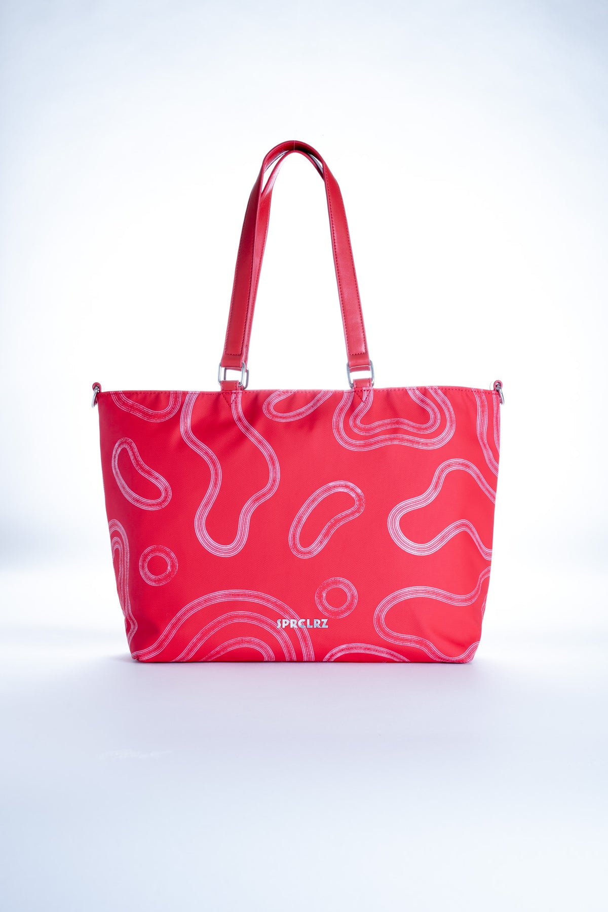 Elements Tote Medium in Crimson Code