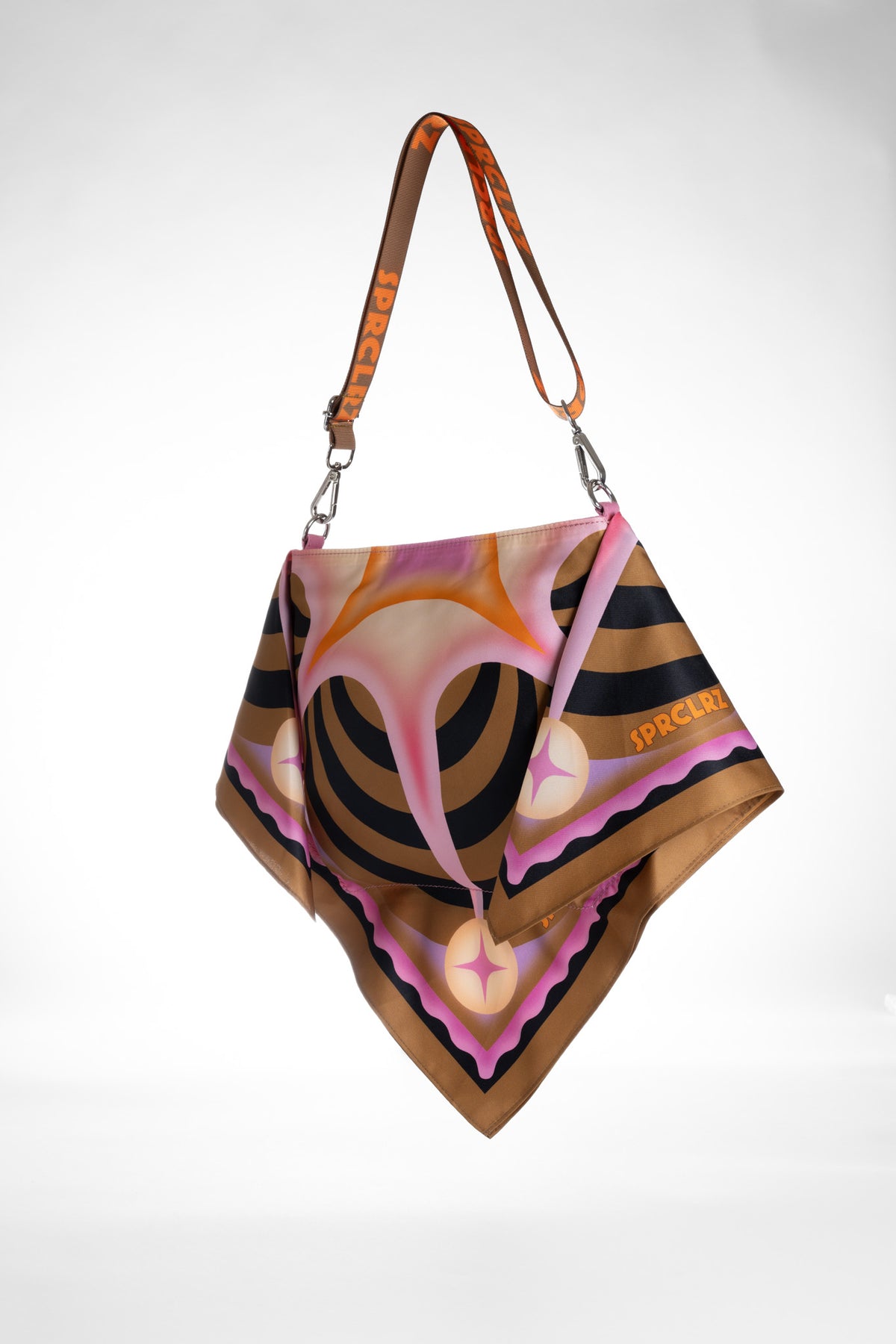 Pulse Scarf Bag in Amber & Lavender