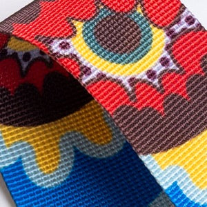 Riviera Strap in Multicolor with Yellow & Red