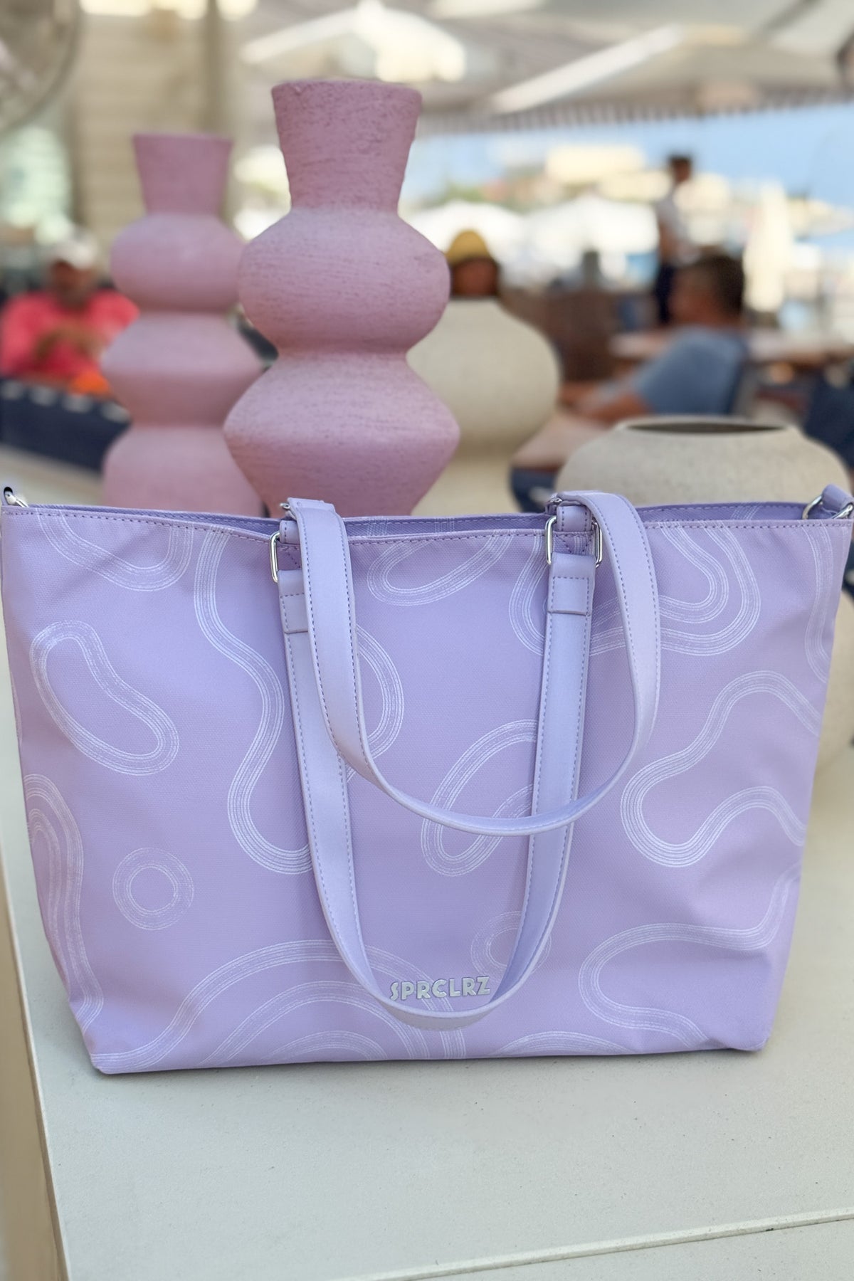 Elements Tote Medium in Lilac Lake