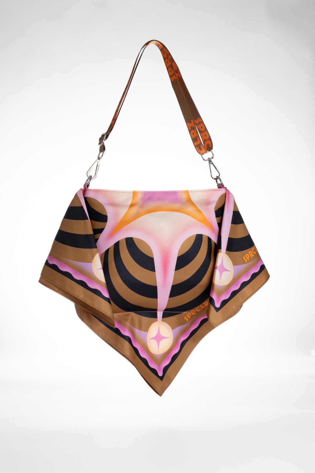 Pulse Scarf Bag in Amber & Lavender