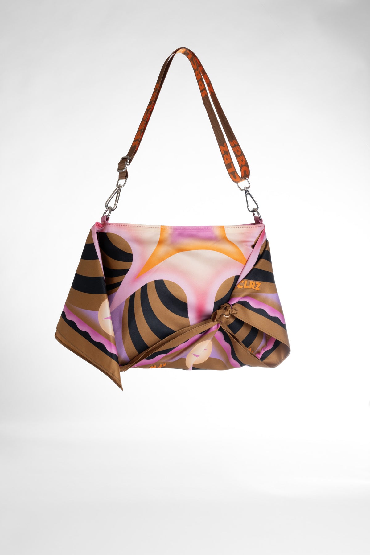 Pulse Scarf Bag in Amber & Lavender
